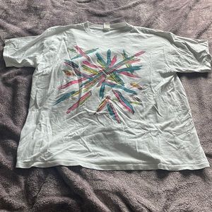 Neon lights vintage tee